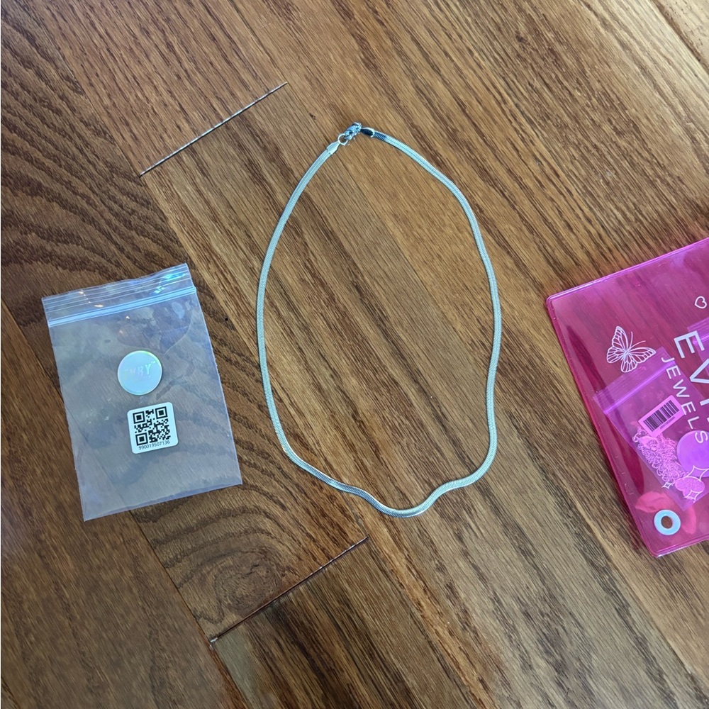 Silver Snake Chain Necklace